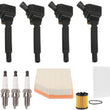 Ignition Coils Spark Plugs Tune Up Kit For Dodge Dart 1.4L 2013 2014 2015 2016