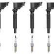 Ignition Coils Iridium Spark Plugs Tune Up Kit For Jeep Cherokee 2.0L 2019-2022