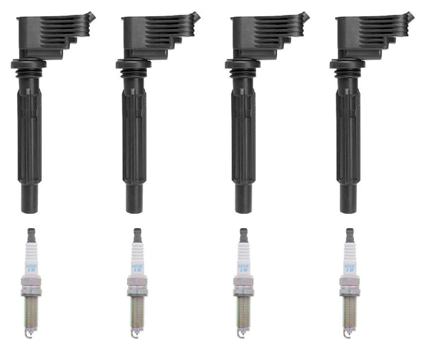 Direct Ignition Coils & Iridium Spark Plugs For Jeep Wrangler 2.0L 2018-2024