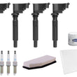 Ignition Coils Iridium Spark Plugs Tune Up Kit For Jeep Cherokee 2.0L 2019-2022