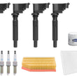 Ignition Coils & Iridium Spark Plugs Tune Up Kit For Jeep Wrangler 2.0L 18-2024