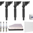 Ignition Coils Iridium Spark Plugs Tune Up Kit For Grand Cherokee 2.0L 2022-2024