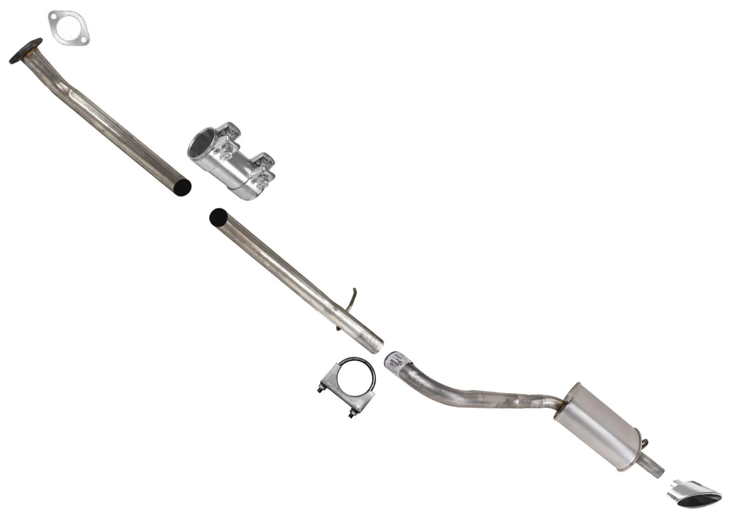 Extension Pipe Rear Muffler Exhaust System for KIA Optima 2016 2017 2020 2.4 Gas