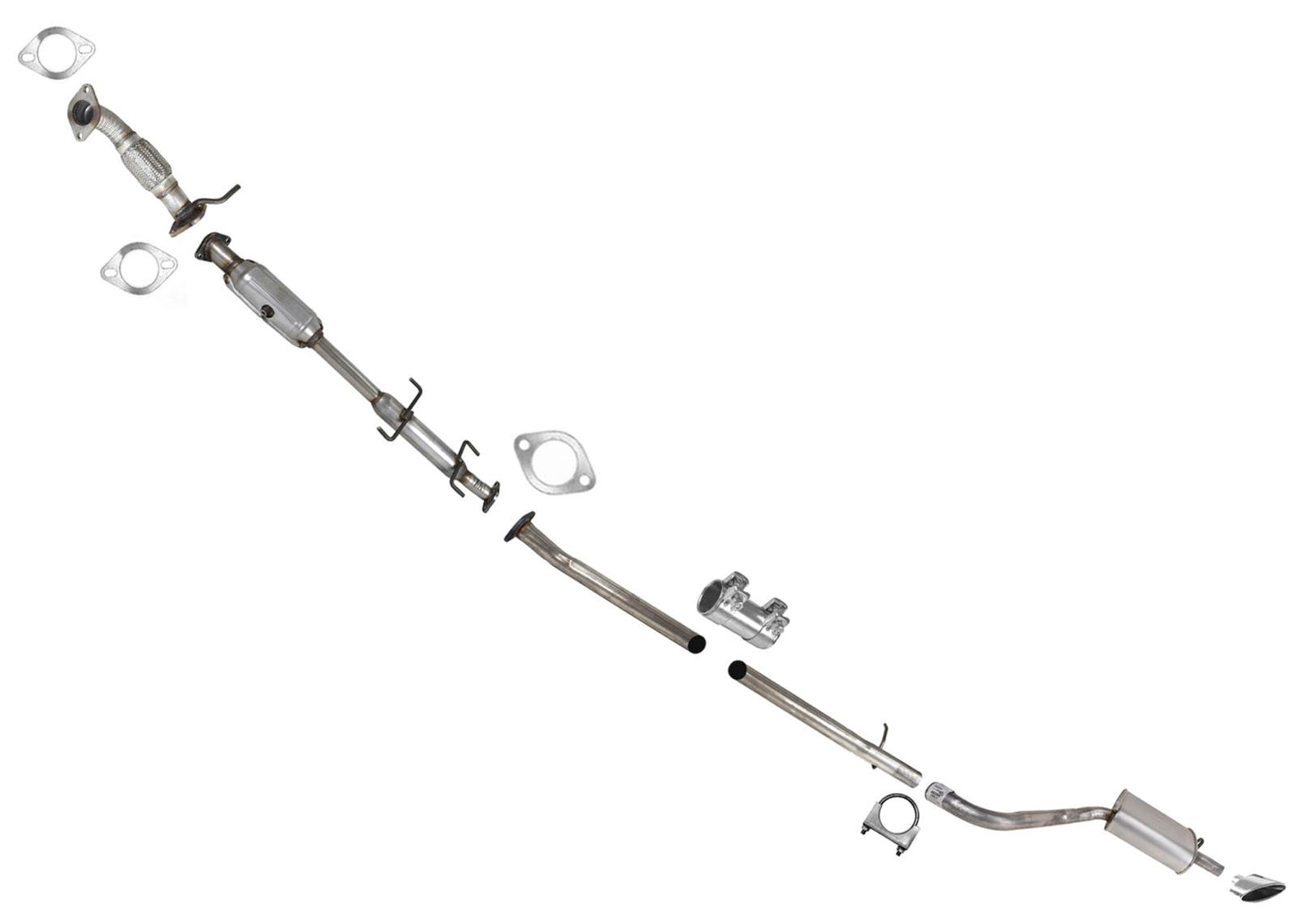 Converter Pipe Rear Muffler Exhaust System for KIA Optima 2016 2017 2020 2.4 Gas