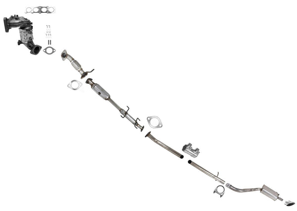 Converter Pipe Rear Muffler Exhaust System for KIA Optima 2016 2017 2020 2.4L