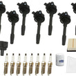 Ignition Coils Iridium Spark Plugs Tune Up Kit For Ford F-150 5.0L 2018-2021
