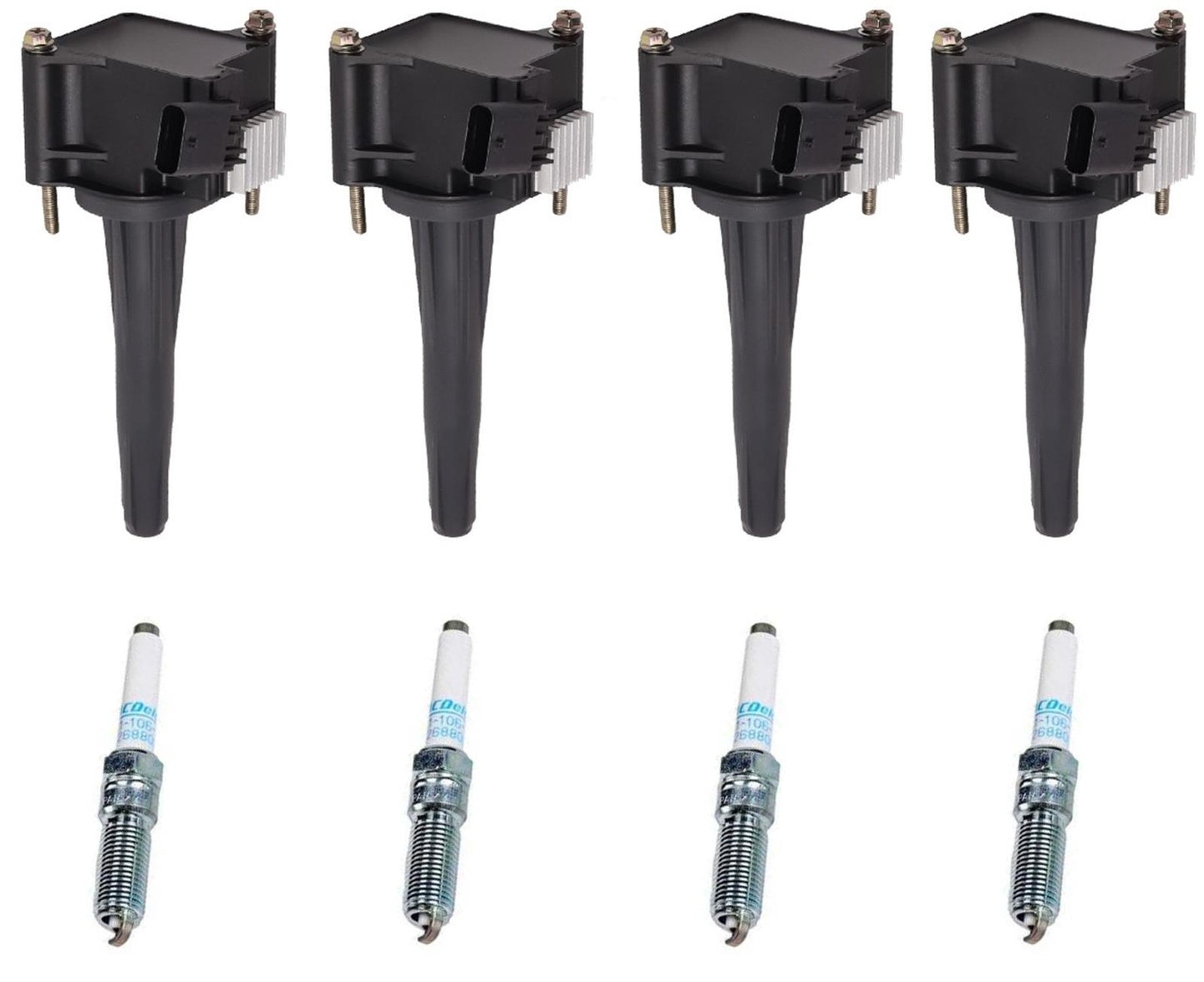 Ignition Coils & Iridium Spark Plugs For Chevrolet Silverado 1500 2.7L 19-2022