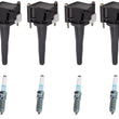 Ignition Coils & Iridium Spark Plugs For Chevrolet Silverado 1500 2.7L 19-2022