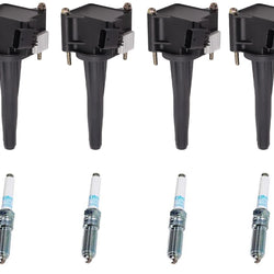Ignition Coils & Iridium Spark Plugs For Chevrolet Silverado 1500 2.7L 19-2022