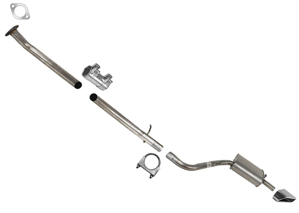 Extension Pipe Rear Muffler Exhaust System for Hyundai Sonata 2015-2019 2.4 Gas