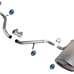 Ext Pipe Rear Muffler Exhaust System for Toyota Corolla 2019-2023 Hatchback 2.0L