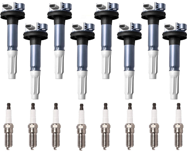 Direct Ignition Coils & Platinum Spark Plugs For Ford Mustang 5.2L 2015-2020