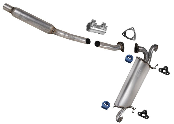 Weld On Resonator Muffler Exhaust System for Acura RDX 2013 2014 2015 2017 2018