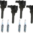 Ignition Coils Iridium Spark Plugs Tune Up Kit For Cadillac XT4 2.0L 2019-2023