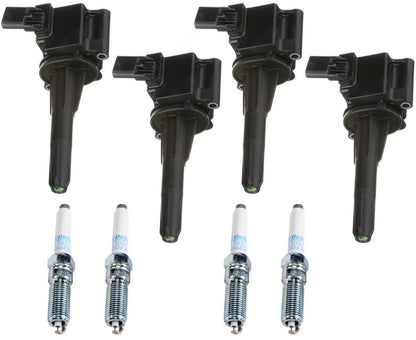 Ignition Coils Iridium Spark Plugs Tune Up Kit For Cadillac CT4 2.0L 2020-2022