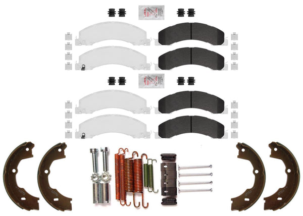 Galvanized Fleet Duty Disc Brake Pads for Dodge RAM 4500 5500 2008 2015 2024