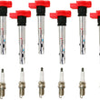 Direct Ignition Coils & Spark Plugs For Audi A4 Quattro 3.2L 2005 2009 2010