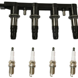Ignition Coil Pack & Spark Plugs For Chevrolet Cruze 1.8L 10-16 Built In Korea