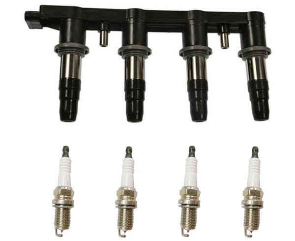 Ignition Coil Pack & Spark Plugs For Chevrolet Cruze 1.8L 10-16 Built In Korea