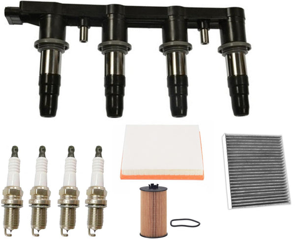 Ignition Pack Spark Plugs Tune Up Kit For Cruze 1.8L 2010-2016 Built In Korea