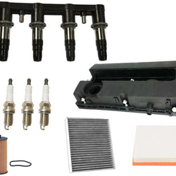Valve Cover Ignition Spark Plugs Tune Up Kit For Cruze 1.8L 2010-16 Built Korea