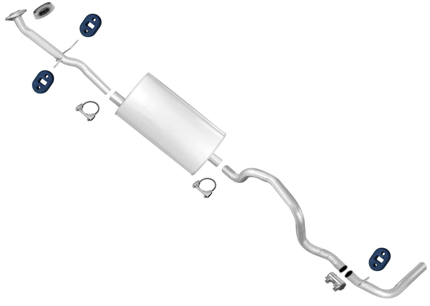 Para Ford Ranger 2.3 93-94 con sistema de tubo de escape con base de rueda de 108 pulgadas solo