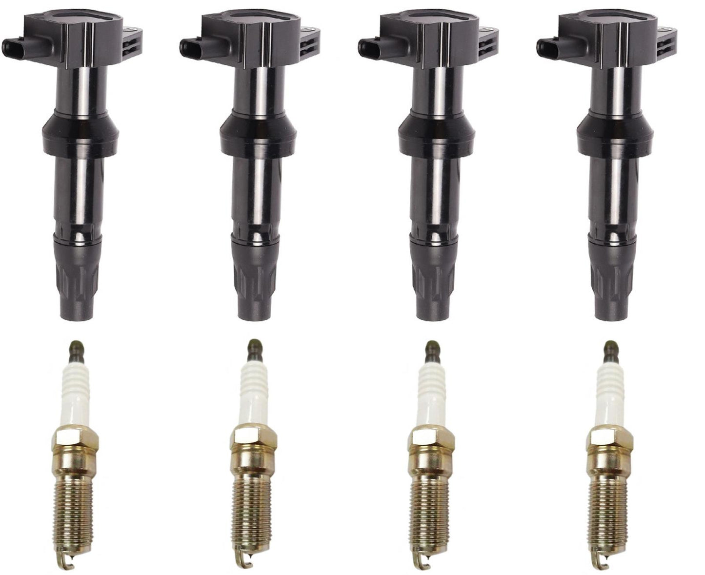 4 Direct Ignition Coils & Spark Plugs For Ford Escape 2.5L Hybrid 2020-2021