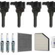 Ignition Coils Iridium Spark Plugs Tune Up Kit For Cadillac CT4 2.0L 2020-2022