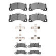 Front & Rear Ceramic Disc Brake Pads for Porsche Cayenne 2011 2014 2018 360MM