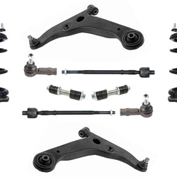 Coil Spring Struts Controls Arms Tie Rods for Lancer LS OZ Rally 2002 2005 2007