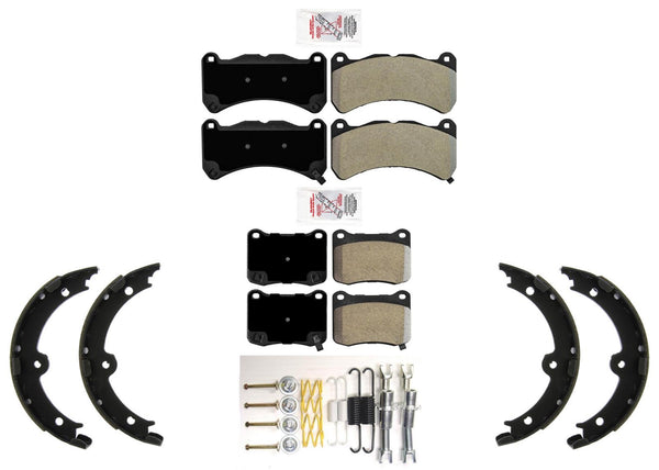 Semi Metallic Disc Brake Pads Parking Shoes for Lexus IS F 2008 2010 2014 5.0L