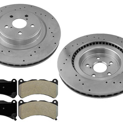 Front Disc Brake Rotors Disc Brake Pads for Lexus IS F 2008 2009 2010 2014 5.0L
