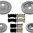 Premium Front & Rear Disc Brake Rotors Pads for Lexus IS F 2008 2010 2014 5.0L