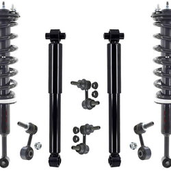 Puntales de resorte helicoidal de 8 piezas con tracción en las 4 ruedas para Toyota Sequoia no electrónico 08-15