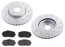 Drilled Front Disc Brake Rotors Disc Brake Pads for CLA250 AMG Package 2020-25