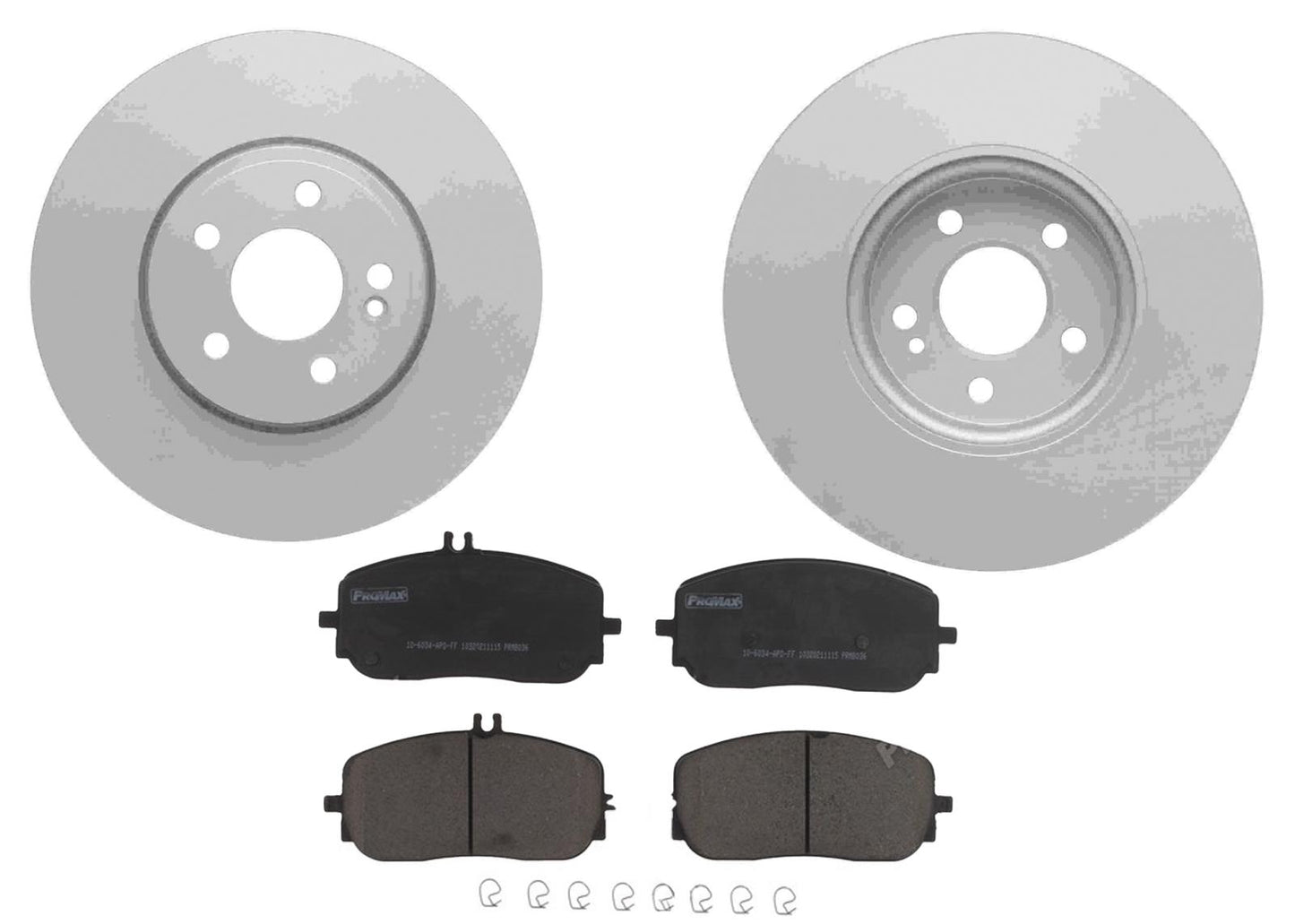 Front Coated Disc Brake Rotors & Brake Pads for CLA250 2020-25 318MM Base Model