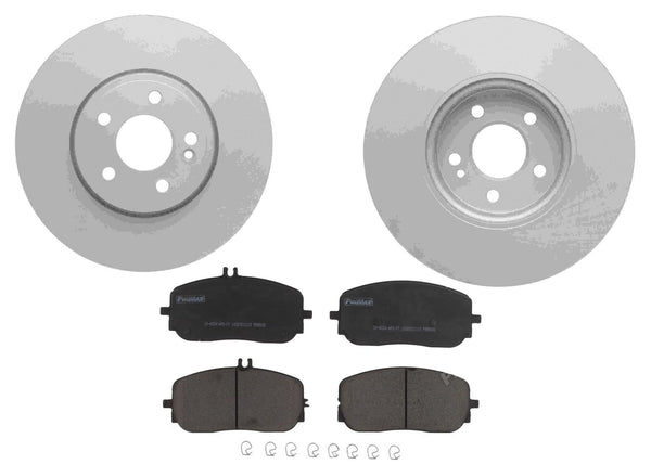 Front Coated Disc Brake Rotors & Brake Pads for CLA250 2020-25 318MM Base Model