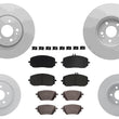 F&R Coated Disc Brake Rotors Disc Brake Pads for CLA250 318MM Base Model 20-25