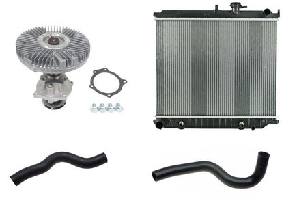 Water Pump Fan Clutch Radiator Hose For Chevrolet Colorado 2004-2012 3.5L 3.7L