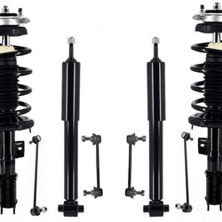 Front Complete Struts Rear Shock Front & Rear Links For Volvo XC90 2003-2013