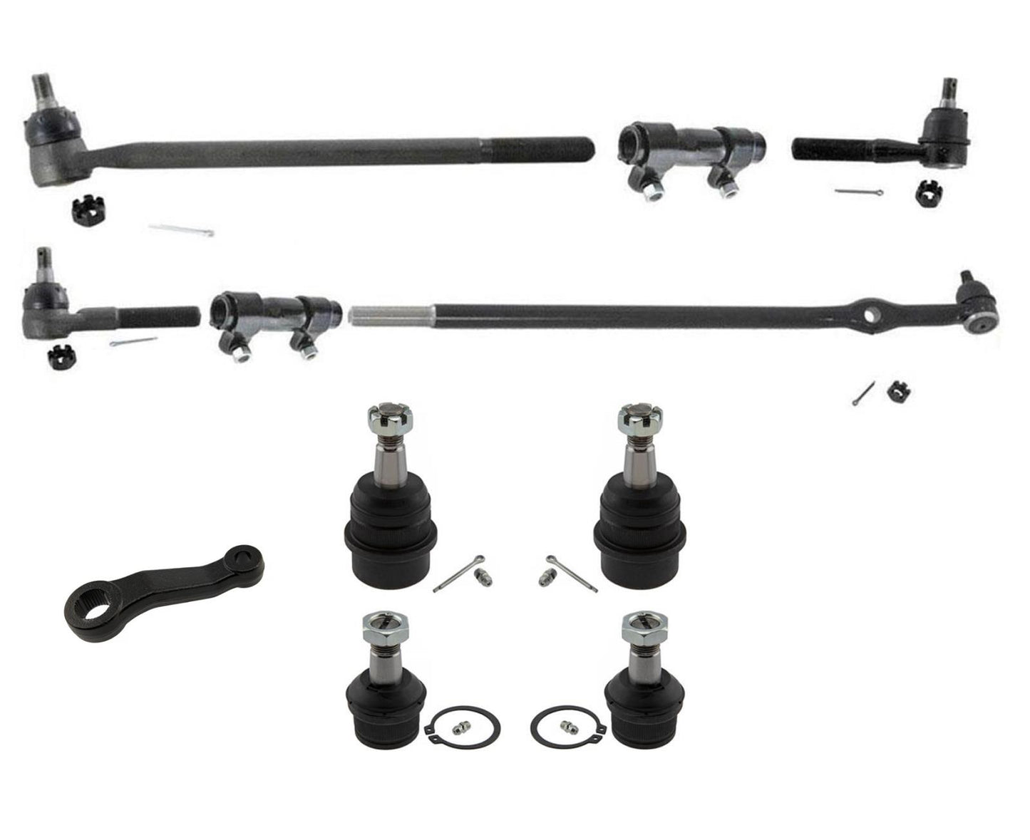 Ball Joints Tie Rods Pitman Arm & Links For Ranger 1989-1992 Rear Wheel Drive