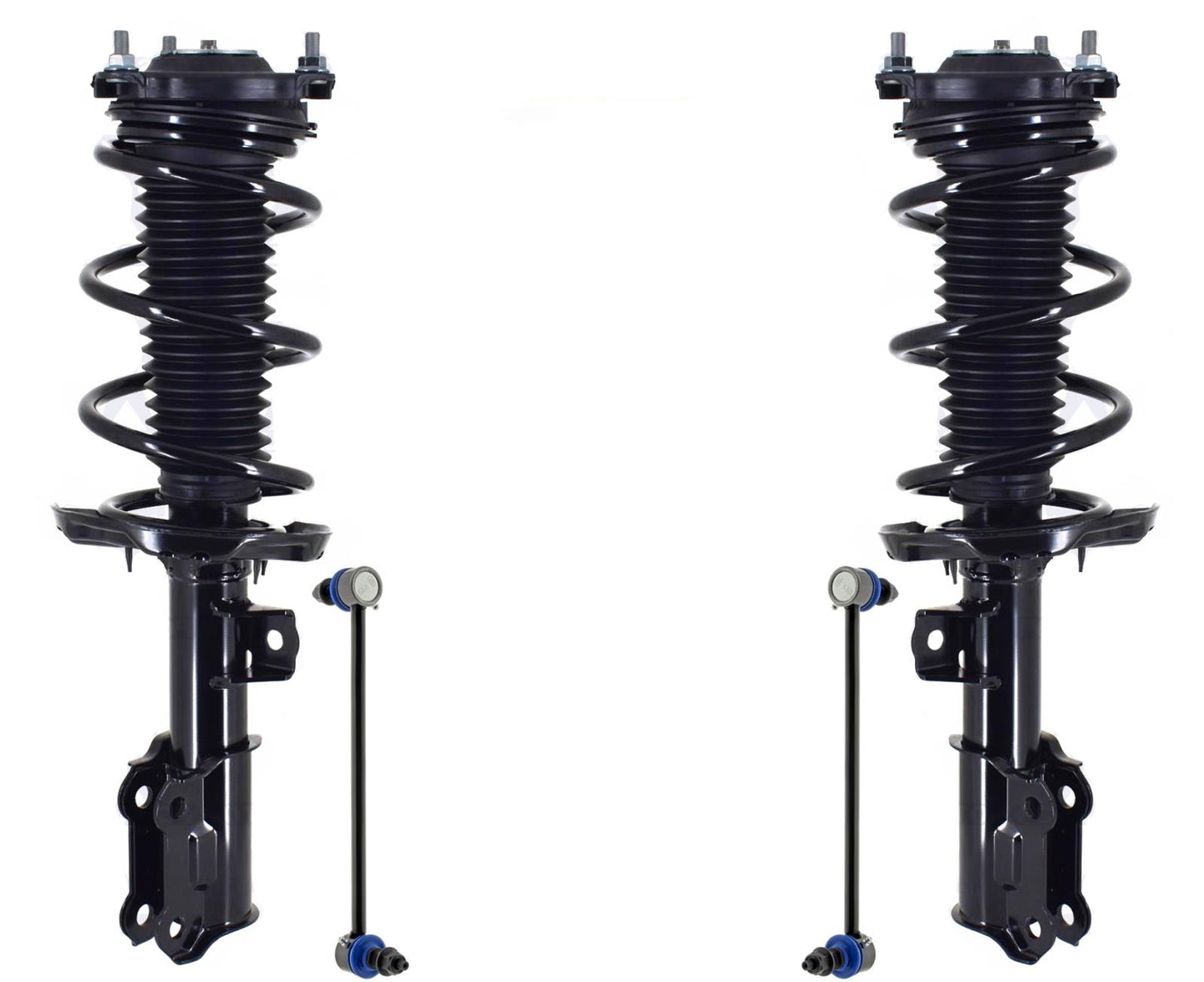Front Struts Control Arms Tie Rods & Links For Hyundai Elantra 2.0L 2021-2024