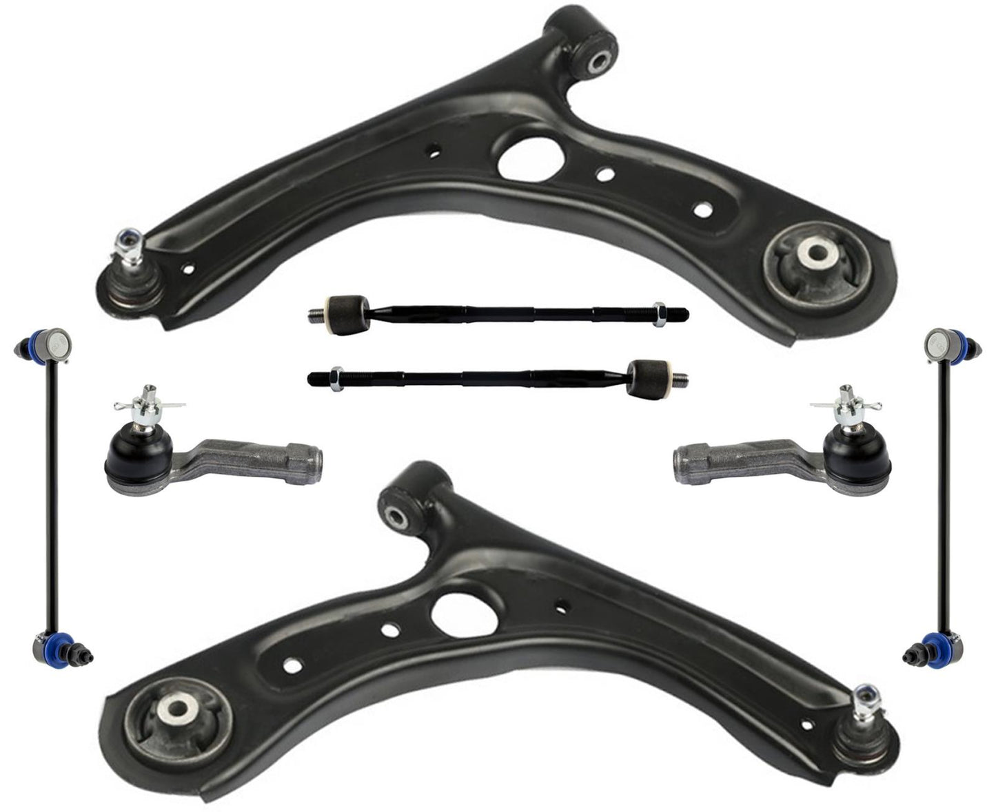 Front Lower Control Arms Tie Rods & Links For Hyundai Elantra 2.0L 2021 23 2024