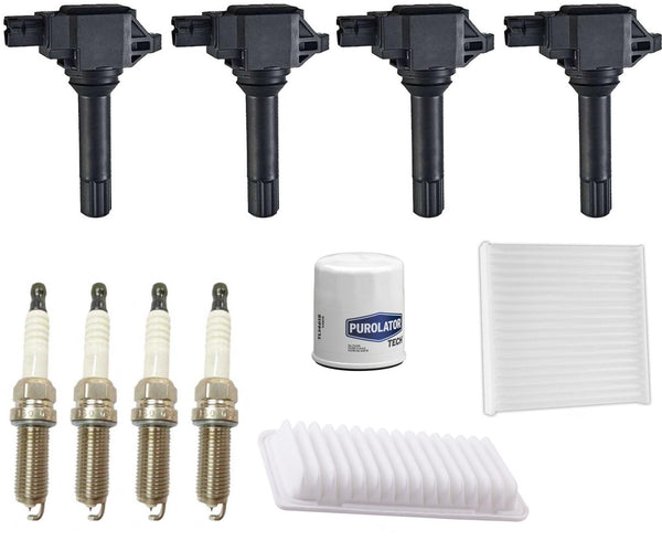 Ignition Coils Spark Plugs & Filters For Subaru Subaru BRZ 2.0L 2015 2016