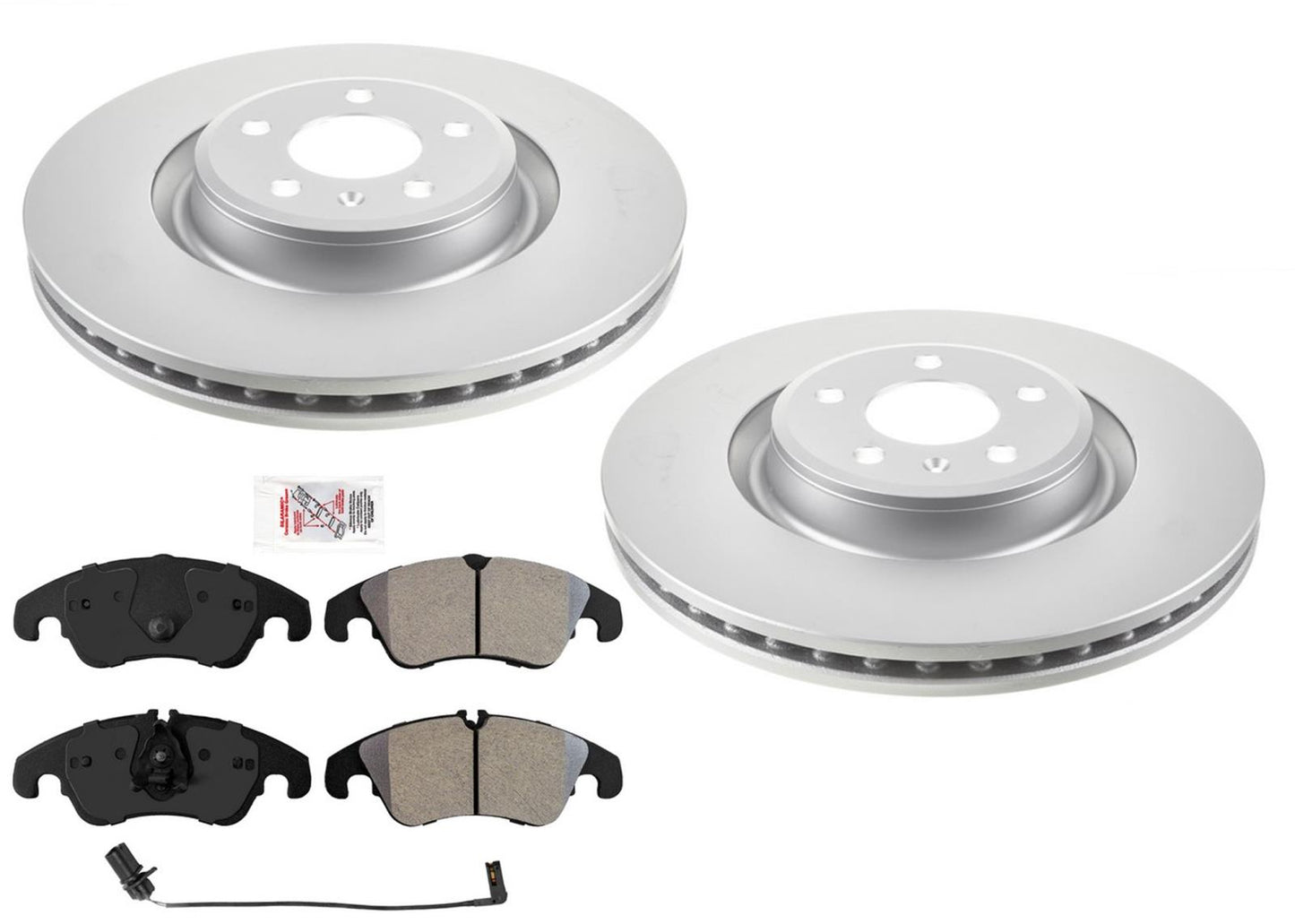 Front Coated Disc Rotors Disc Brake Pads for Audi A6 2012 2013 2.0L Engine