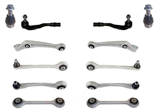 Front Lower & Upper Control Arms Ball Joints for Audi A4 Quattro 2013 2014