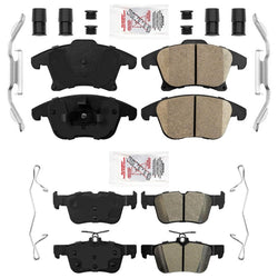 AME Front & Rear Brake Pads for Ford Fusion 2013 2015 2016 2017 2018 2019 2020