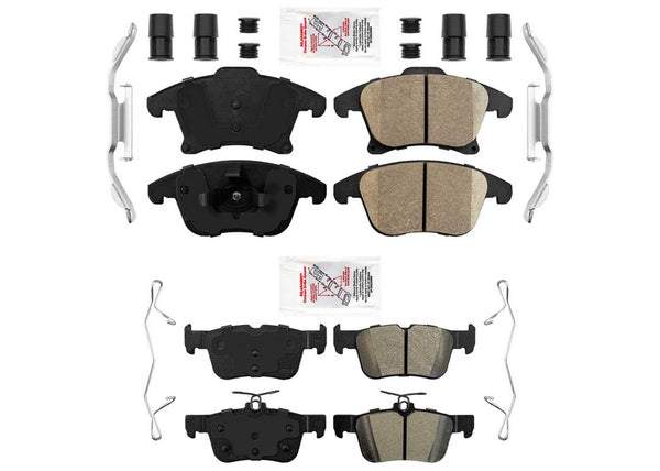 AME Front & Rear Brake Pads for Ford Fusion 2013 2015 2016 2017 2018 2019 2020