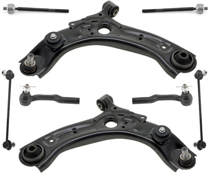 Front Lower Control Arms Tie Rods & Links For Mazda 3 2019 2020 2023 Hatchback