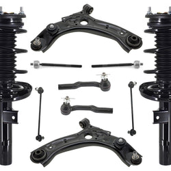 Front Struts Control Arms Tie Rods & Links For Mazda 3 19-22 All Wheel Drive
